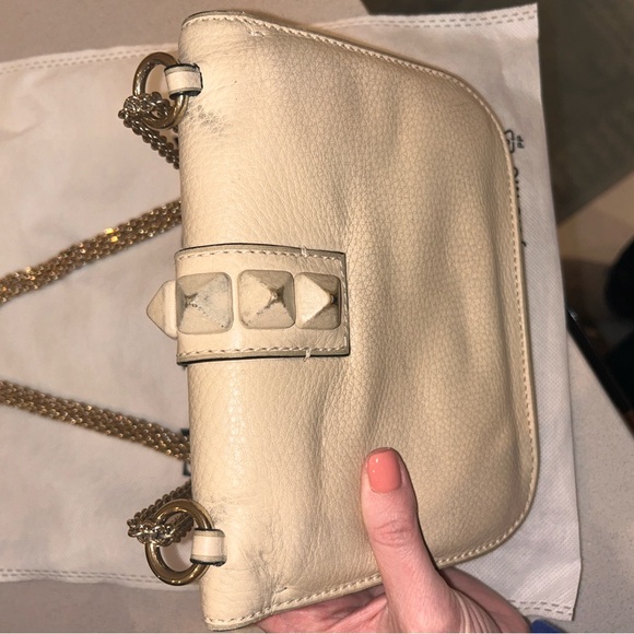Valentino Garavani Rockstud Cream Bag - Picture 10 of 10
